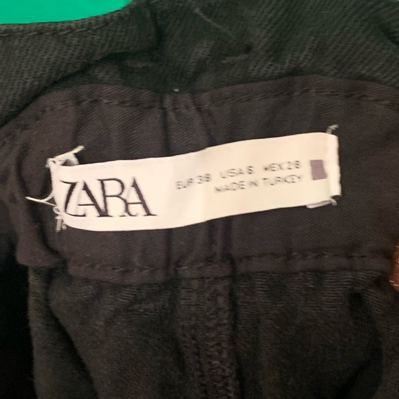 Zara Bagging Jeans with Ruffle Waist - Picture 4 of 5